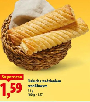 Paluch z nadzieniem waniliowym