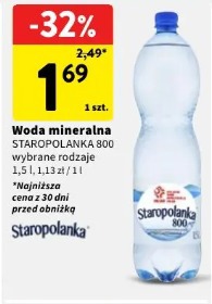 Woda mineralna STAROPOLANKA 800