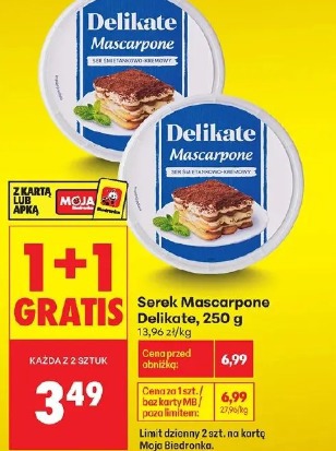 Serek Mascarpone Delikate