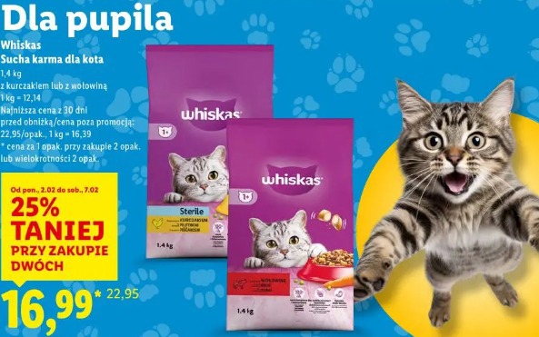 Whiskas Sucha karma dla kota