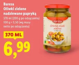 Baresa Oliwki zielone nadziewane papryką