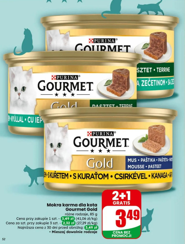 Mokra karma dla kota Gourmet Gold