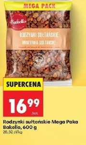 Rodzynki sułtańskie Mega Paka Bakello