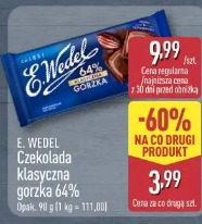 E. Wedel Czekolada klasyczna gorzka 64%