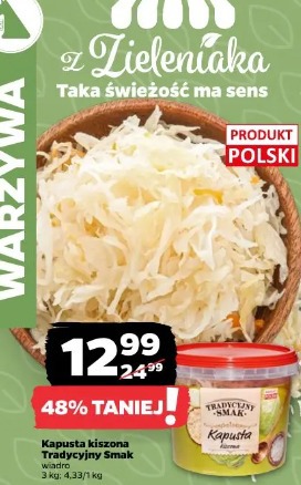 Kapusta kiszona Tradycyjny Smak