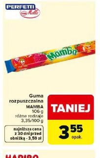 Mamba guma rozpuszczalna PERFETTI VAN MELLE