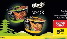 Glads wok danie różne rodzaje
