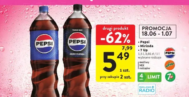 Pepsi wybrane rodzaje