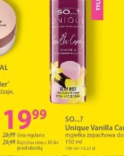 So...? Unique Vanilla Candy mgiełka zapachowa do ciała