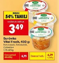 Surówka Vital Fresh: Rarytasek, Smokyk, Coleslaw