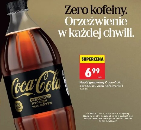 Coca-Cola Zero Cukru Zero Kofeiny