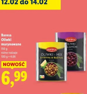 Baresa Oliwki marynowane