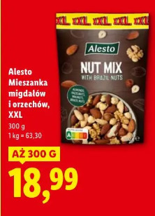 Alesto Mieszanka migdałów i orzechów, XXL