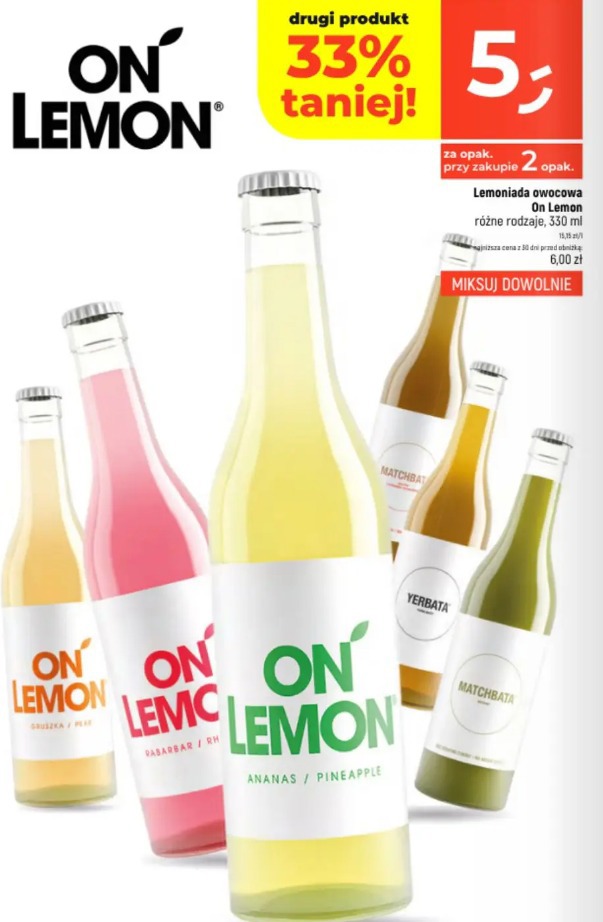 Lemoniada owocowa On Lemon