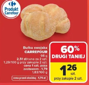 Bułka swojska Carrefour