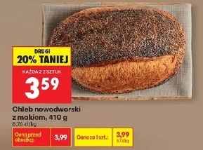 Chleb nowodworski z makiem