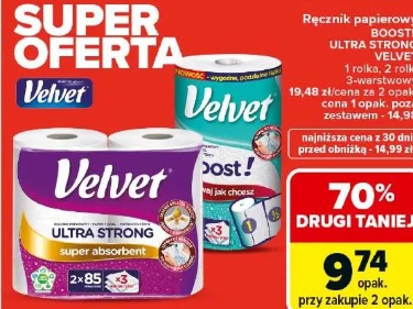 Ręcznik papierowy BOOST!, ULTRA STRONG VELVET