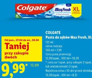 Colgate pasta do zębów Max Fresh, XL