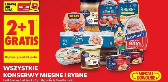 Wszystkie konserwy mięsne i rybne