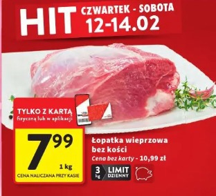 Łopatka wieprzowa bez kości