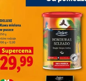 Deluxe Kawa mielona w puszce
