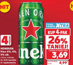 Heineken Piwo 0%, 4%, 5% alk.