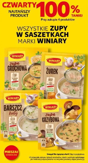Winiary zupy w saszetkach