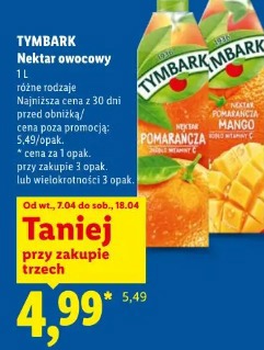 Tymbark Nektar owocowy