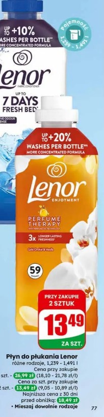 Lenor Perfume Therapy Gold Orchid & Vanilla płyn do płukania