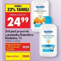 Żel pod prysznic z pompką Bambino Rodzina