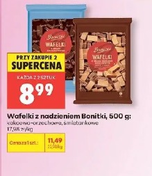 Wafelki z nadzieniem Bonitki