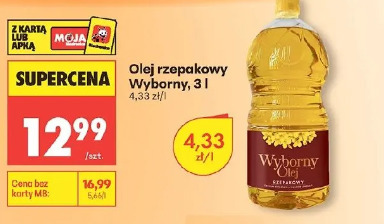 Olej rzepakowy Wyborny