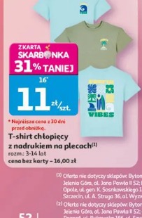 T-shirt chłopięcy z nadrukiem na plecach