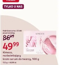 Kimoco, rozświetlający krem-serum do twarzy