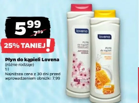 Płyn do kąpieli Lovena