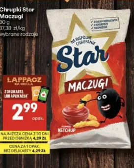 Chrupki Star Maczugi ketchup