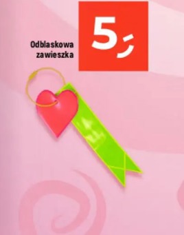 Odblaskowa zawieszka