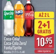 Coca-Cola/Coca-Cola Zero/Fanta/Sprite