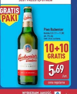 Piwo Budweiser