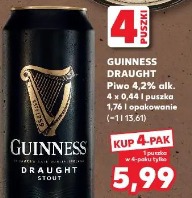 Guinness Draught Piwo 4,2%