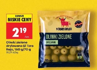 Oliwki zielone drylowane El Toro Rojo