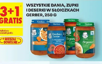 Wszystkie dania, zupki i deserki w słoiczkach Gerber