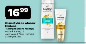 Kosmetyki do włosów Pantene szampon odżywka