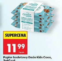 Papier toaletowy Dada Kids Coco, 3x60 szt.