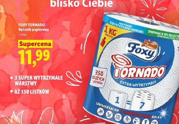 Foxy Tornado Ręcznik papierowy