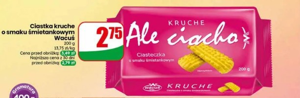 Ciastka kruche o smaku śmietankowym Wacuś