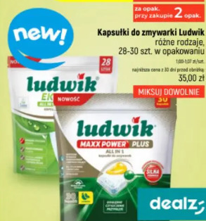 Kapsułki do zmywarki Ludwik