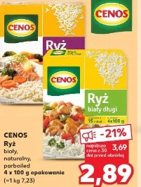 Cenos Ryż biały, naturalny, parboiled