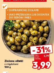 Zielone oliwki z migdałami