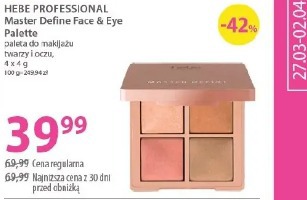 Hebe Professional Master Define Face & Eye Palette paleta do makijażu twarzy i oczu